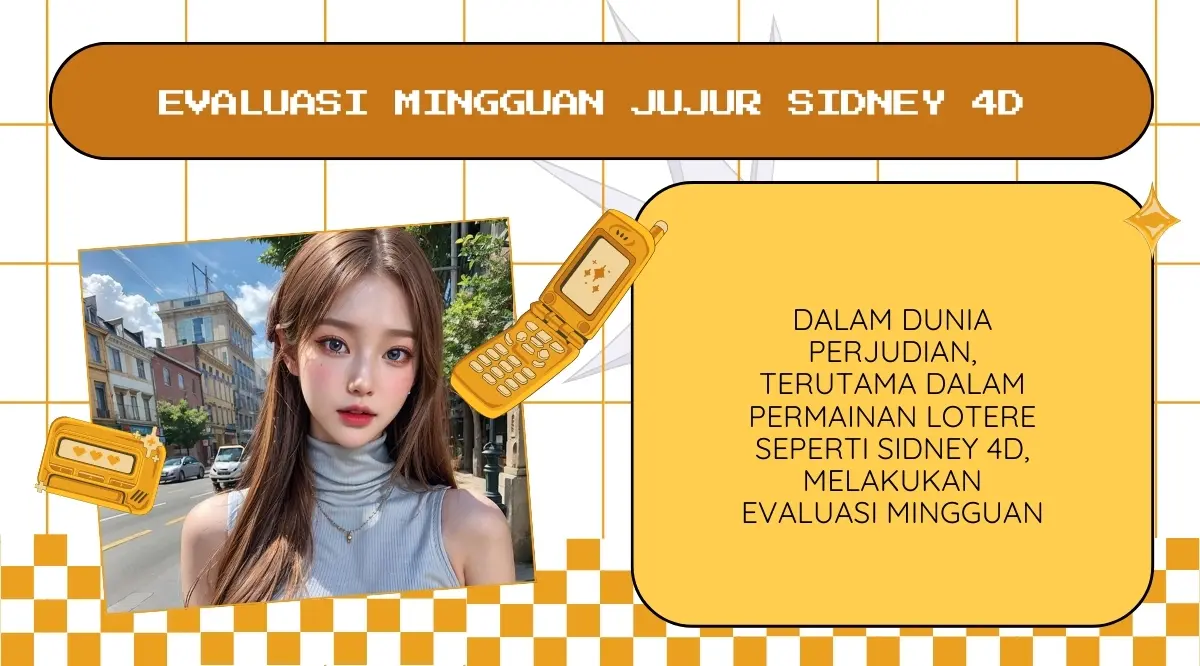 evaluasi mingguan sidney 4d